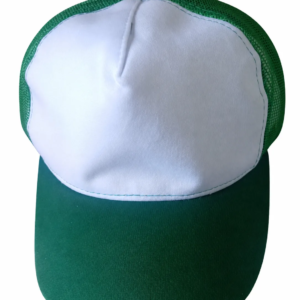 Gorras Malla Blanca con Verde
